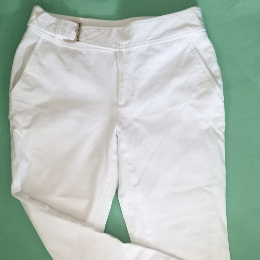White Jean Capri